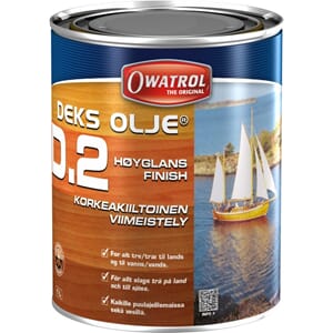 Owatrol Deks Olje D2 høyglans 1 liter