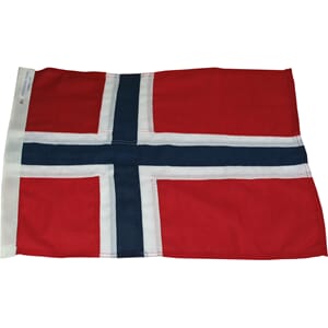 Norsk båtflagg, polyester 50x36 cm