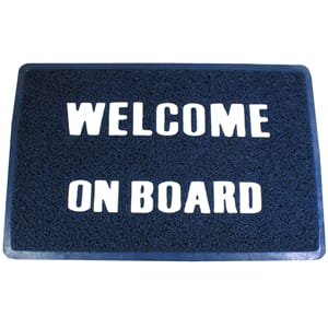 Matte Welcome on board PVC 40 x 60 cm