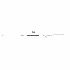 Kontrollkabel C36 (Mercury/Mercruiser) 24` (7,31 m)