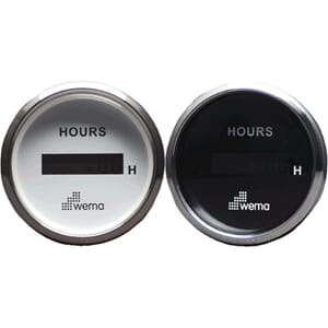 TIMETELLER SILVER HVIT 110652 Wema