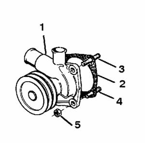 Vannpumpe 2,8/4,2 D-Tronic (97-)