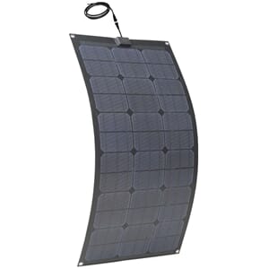 Fleksibelt solcellepanel 22 Watt - 72x30 cm