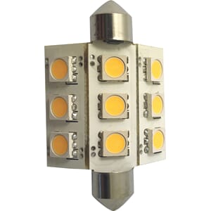 1852 LED pære festoon 180° varmhvit 42 mm