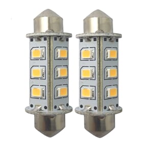 1852 LED pære omni festoon 360° varmhvit 42 mm