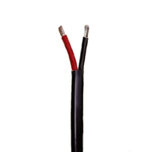 El. kabel, fortinnet 2x2,5 qmm Sort