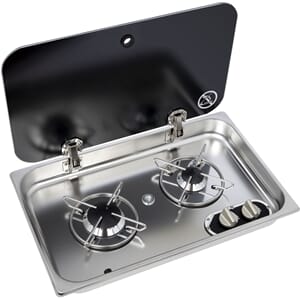 Stainless Steel Hob 2 gasskoketopp